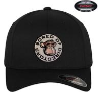 Bored Of Directors Circle Patch Flexfit Cap Black