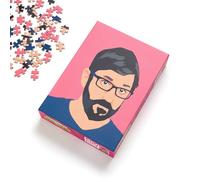 Bored Sheep Shop Novelty 500pcs Jigsaw Puzzle - Documentary King Louis Theroux | Size: 500 Piece Bored Sheep Shop Multicolor 500 Piece