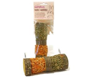 Boredom Breaker Double Woodroll for Small Animals - 1 Piece