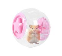 Boredom Breaker Glitter Hamster Exercise Ball - Exercise Toy for Golden Bear, Mini Jogging Travel Play Ball Toys Balls for Gerbils - Relieves Boredom and Increases Activity Golden Silk Ski