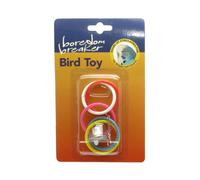 Boredom Breaker Olympic Rings With Bell Bird Toy - Single