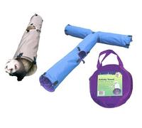 Boredom Breakers Ferret Activity Tunnel Blue Pets Small Animals Activity 5025659193533