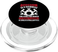 Boredom Is A Sickness The Cure For Which Is Work Pleasure PopSockets PopGrip for MagSafe