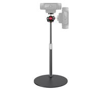 Borenbuir Webcam Desk Mount Stand with 360° Ballhead, Heavy Base Height Adjustable Compatible with Logitech Webcam C920 C922 Brio 4K, and Other Webcam with 1/4" Thread for Live Streaming/Video Calling