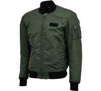 Bores Bomber Textile Jacket, black-green, size S for Men