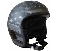 Bores Gensler Kult Jet Helmet, black/white/silver, size XXS/S