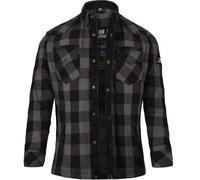 Bores Lumberjack Premium Ladies Motorcycle Shirt, grey/black, size 3XL