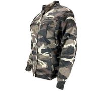 Bores Military Jack Ladies Textile Jacket, multicolored, size S for Women