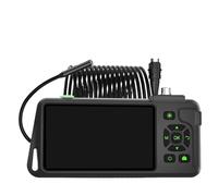 Borescope Camera 4.5" IPS Screen 2.0MP Single Dual Triple Lens Endoscopic Mini Snake Camera Industrial Endoscope Waterproof LEDs(1M,8MM Single Rigid)