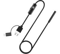 Borescope Camera with Light Durable Construction Precise Engineering Fit Reliable Replacement Part IP67 Waterproof Pipe Camera Portable Industrial Endoscope with 11.4 Ft Cable for Phone Automotive ...