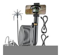 Borescope Camera with Light,Industrial Endoscope Camera | Waterproof Snake Scope for Industrial Duct Hvac System Electrical Equipment