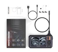 Borescope Inspection Camera 1080P HD with 8.0mm Probe, IP67 Waterproof, 4.3-inch Screen, 2000mAh Battery, 8 LED Lights, for Industrial & Automotive Use, 1M/5M/10M/20M Cable Options