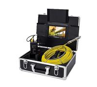 Borescope, Pipe Inspection Camera, 7 Inch Monitor Sewer Industrial Endoscope Wireless Support(30m,7in No Function)