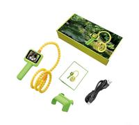 Borescope with HD Lens & 8 LED Lights, IP67 Waterproof Camera with Flexible Snake Tube, Type-C Rechargeable Inspection Tool for Home Plumbing Car Engine Repair, Kids Outdoor Discovery Toy