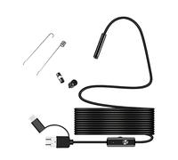 Borescopes 5.5mm Endoscope Inspection Snake Camera Borescope Micro USB/Type-c/USB 3 In 1 Waterproof Tube Sink Drain Pipe Camera With 6 Led Light For PC/Laptop/Computer/OTG Phone