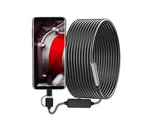 Borescopes Endoscope Inspection Camera, Upgraded 3.9mm Ultra-Thin 3in1 USB Inspection Camera, Semi-Rigid Cable, IP67 Waterproof, Phone Tube Endoscope With 6 Adjustable LED Lights