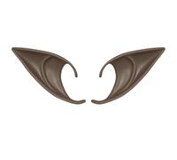 BORFUE Brown Latex Pixie Elf Ears,High Simulation Soft Harmless False Ears Props,Halloween Fairy Cosplay Costume Accessories,Vampire Anime Party Dress Up