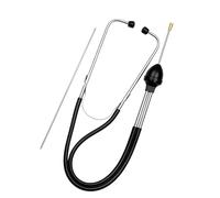 BORFUE Engine Stethoscope Set Auto Stainless Steel Double Head Flexible Engine Cylinder Stethoscope Automotive Mechanics Engine Repair Tester Diagnostic Tool Noise Detector for Cars, Trucks and Motorc