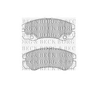 Borg & Beck BBP1419 Front Brake Pads To Fit Vauxhall Frontera 98-