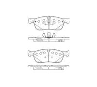 Borg & Beck BBP2518 Front Brake Pads To Fit L'Rover Discovery Sport 12/14-