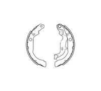 Borg & Beck BBS6507 Rear Brake Shoes To Fit Dacia Duster 10/10-
