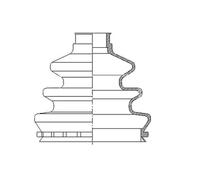 Borg & Beck BCB6200 Cv Joint Boot Kit To Fit Vauxhall Insignia