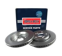 Borg & Beck BRAKE DISC PAIR Honda CRV III 07-