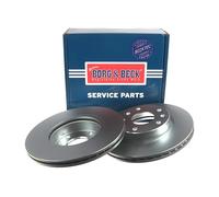 Borg & Beck BRAKE DISC PAIR Mazda 3 1.41.6 03-