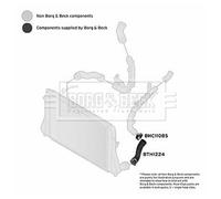BORG & BECK BTH1224 Charger intake hose