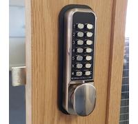 Borg BL2005 SS ECP - Rim Fixed deadbolt with on The Door Code Change keypad