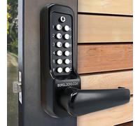 Borg BL7001 MG Pro ECP - External Grade Heavy Duty Lever Turn keypad, Tubular Latch & on The Door Code Change functionality