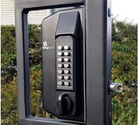 Borg Locks UK BL3130 ECP Metal gate Lock with Back to Back Anti-Climb knob Turn ECP keypads & 65-80mm latchbolt