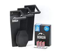 Borgen Bicycle Wall Mount Vertical with 32 kg Load Capacity - Bicycle Mount Wall for E-Bike, MTB and Road Bike