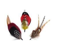Borges & Scott - Feather Mounts for Hats (Millinery Feathers), Various, Pack of 8