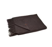Borges & Scott Signature - 100% Cashmere Blanket Throw - Brown Herringbone