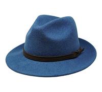 Borges & Scott Stoker Felt Hat - Blue Melange - 60cm (L)