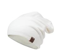 Borges & Scott The Aspen - Double Layer Beanie Hat - 100% Cashmere - Made in Nepal - Snow
