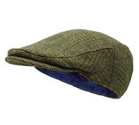 Borges & Scott The Galway - Irish Tweed Flat Cap - Country Green - Medium (57-60cm)