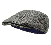 Borges & Scott The Galway - Irish Tweed Flat Cap - Easy Grey - Large (59-63cm)
