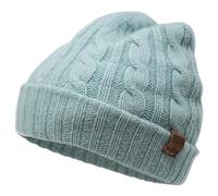 Borges & Scott The Lux - 100% Cashmere - Reversible Double Layer - Extra Thick - Aqua