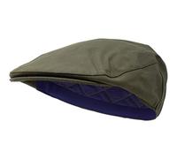 Borges & Scott The Stanley - Waterproof - Dry Wax Flat Cap - Olive - 60cm
