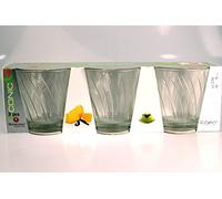 Borgonovo 3pc Set Water/Conic Glass Tumblers 270ml / 9.50oz Free UK Postage