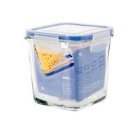 Borgonovo Superblock Glass Hermetic Square Container High 0.83 L