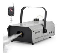 BORGOVA Fog Machine 1500W with DMX, Wireless Remote & Timer Function - Professional Outdoor Waterproof Smoke Machine for Stage DJs, Halloween, Parties, Concerts, Events