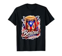 Boricua Puerto Rican Bomba Drum T-Shirt