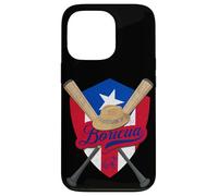 Boricua Puerto Rico Baseball Coqui Frog Pava Hat Fan Case for iPhone 13 Pro