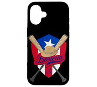Boricua Puerto Rico Baseball Coqui Frog Pava Hat Fan Case for iPhone 16