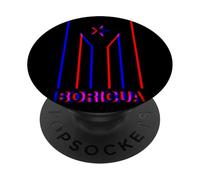 Boricua Puerto Rico Flag EDM Vibes PopSockets Adhesive PopGrip