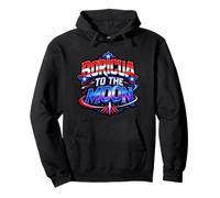 Boricua to the Moon Puerto Rico Space Quote Pullover Hoodie