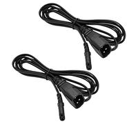 Borimend 2X IEC 3-Pin C14 Male to C7 Female Converter Adapter Cable for PDU UPS Kettle(2.0M)